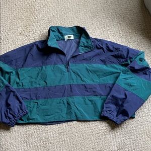 vintage IZOD windbreaker quarter zip